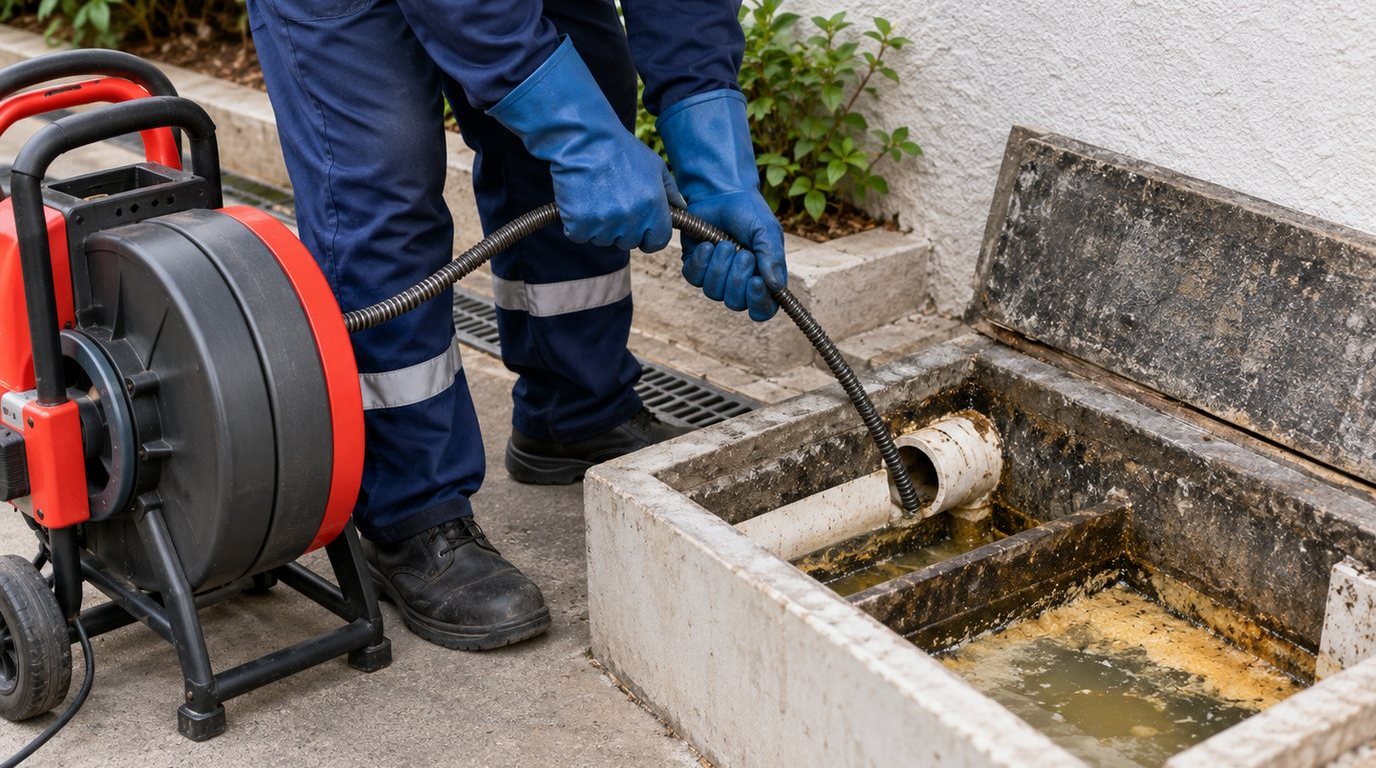 Desentupimento de Caixa de Gordura