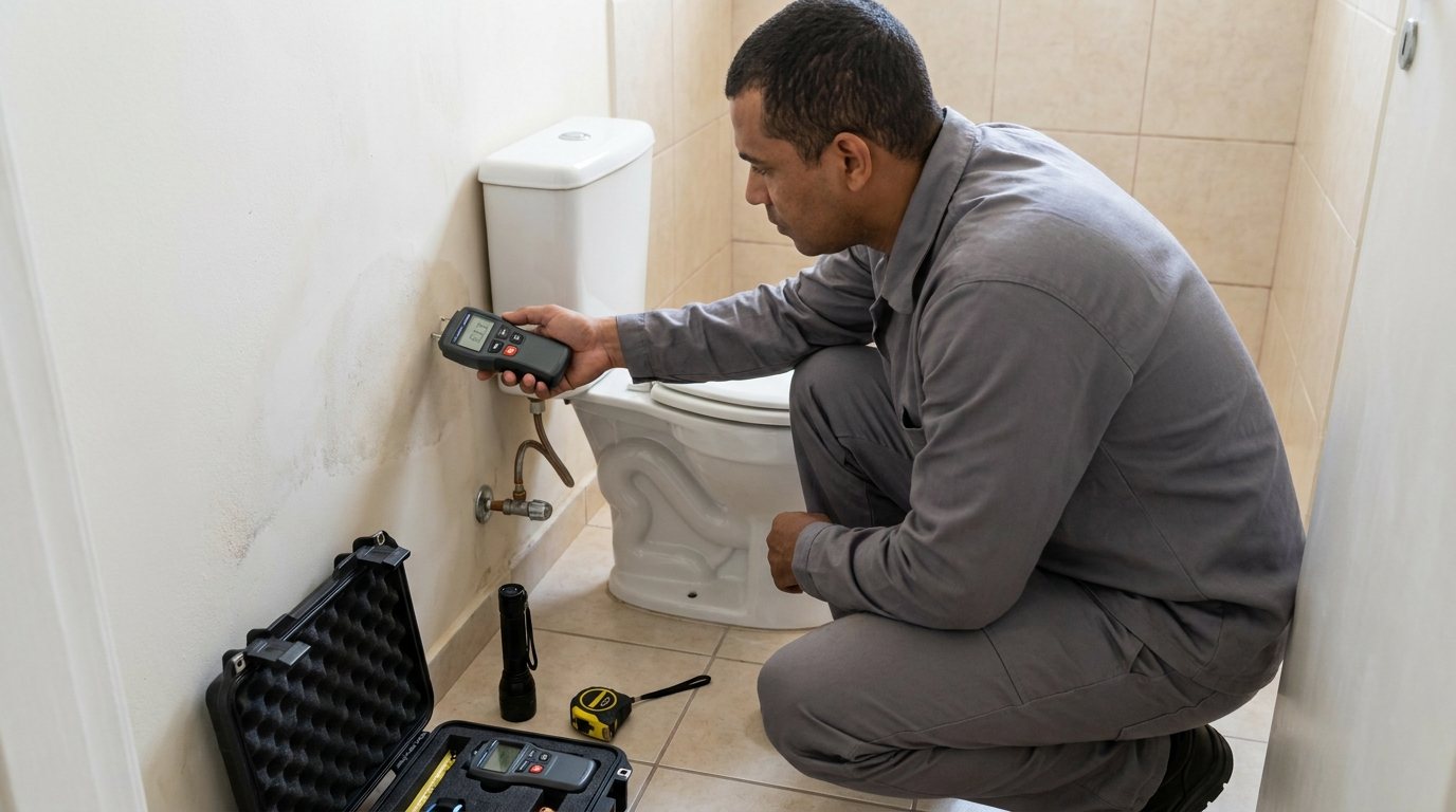 Infiltração em Banheiro do Vizinho