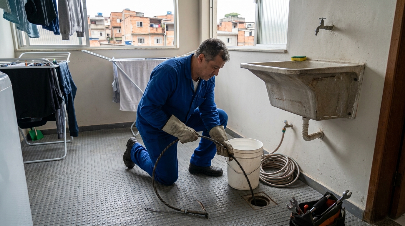 Limpeza de ralos pluviais em Sorocaba-SP