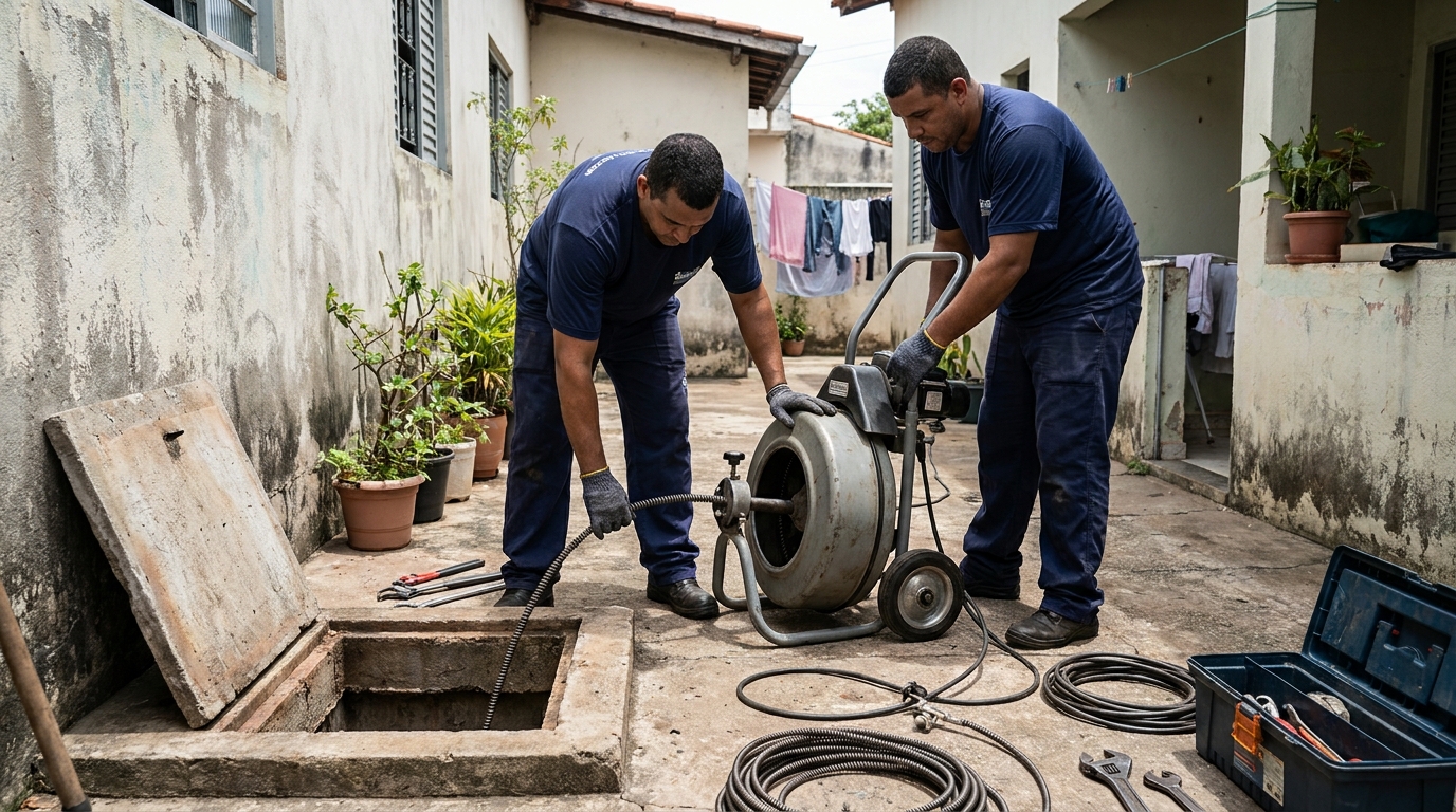 Limpeza de tubulação em Sorocaba-SP