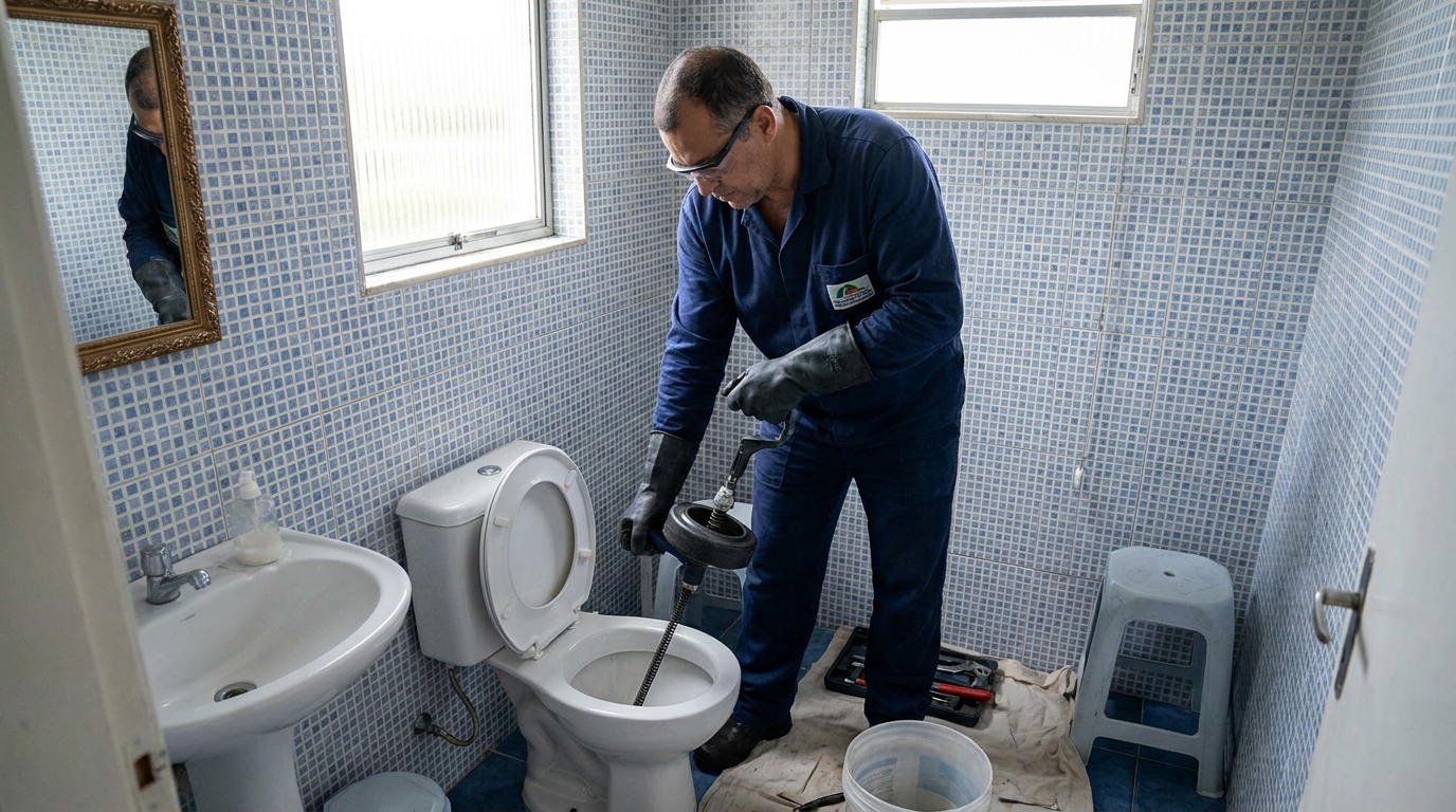 Manutenção preventiva de vaso em Sorocaba-SP
